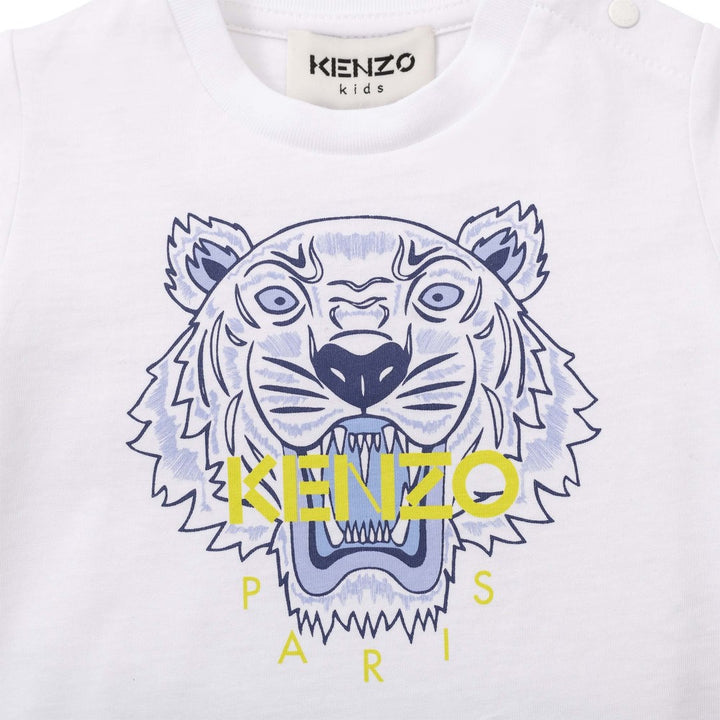 kenzo-White Tiger T-Shirt-k05426-10p