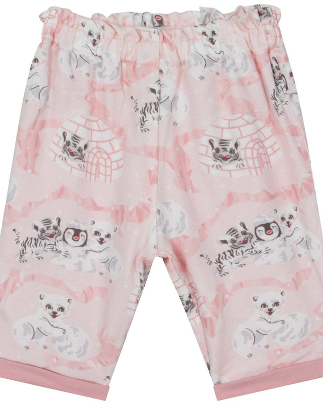kenzo-White & Pink T-Shirt + Trouser Set-k98087-10p