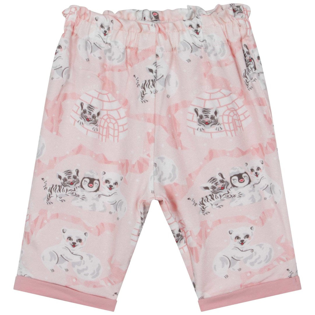 kenzo-White & Pink T-Shirt + Trouser Set-k98087-10p