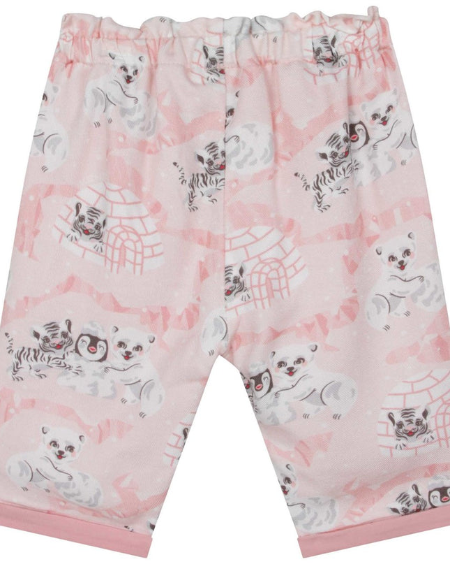 kenzo-White & Pink T-Shirt + Trouser Set-k98087-10p