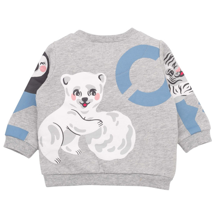 kenzo-Gray Jogging Suit-k98077-a41
