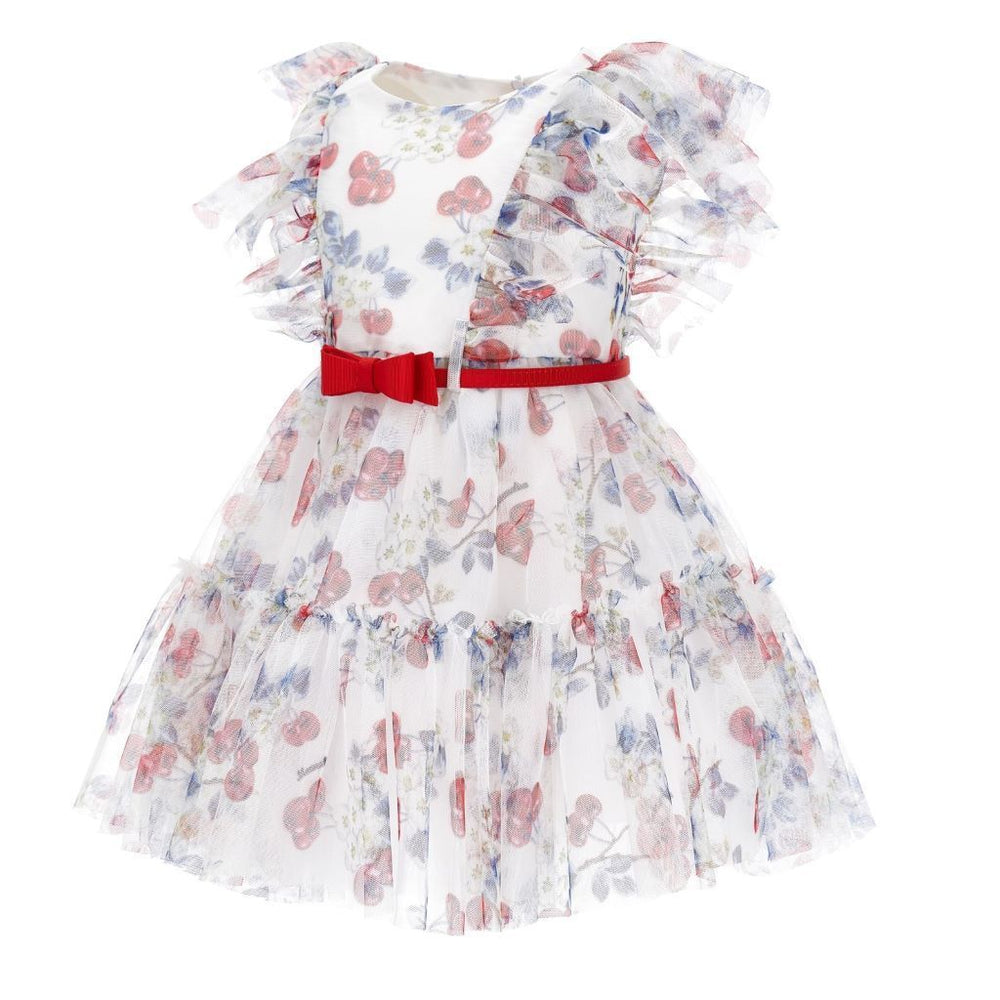 monnalisa-19a901-1030-0099-White Cherry Dress