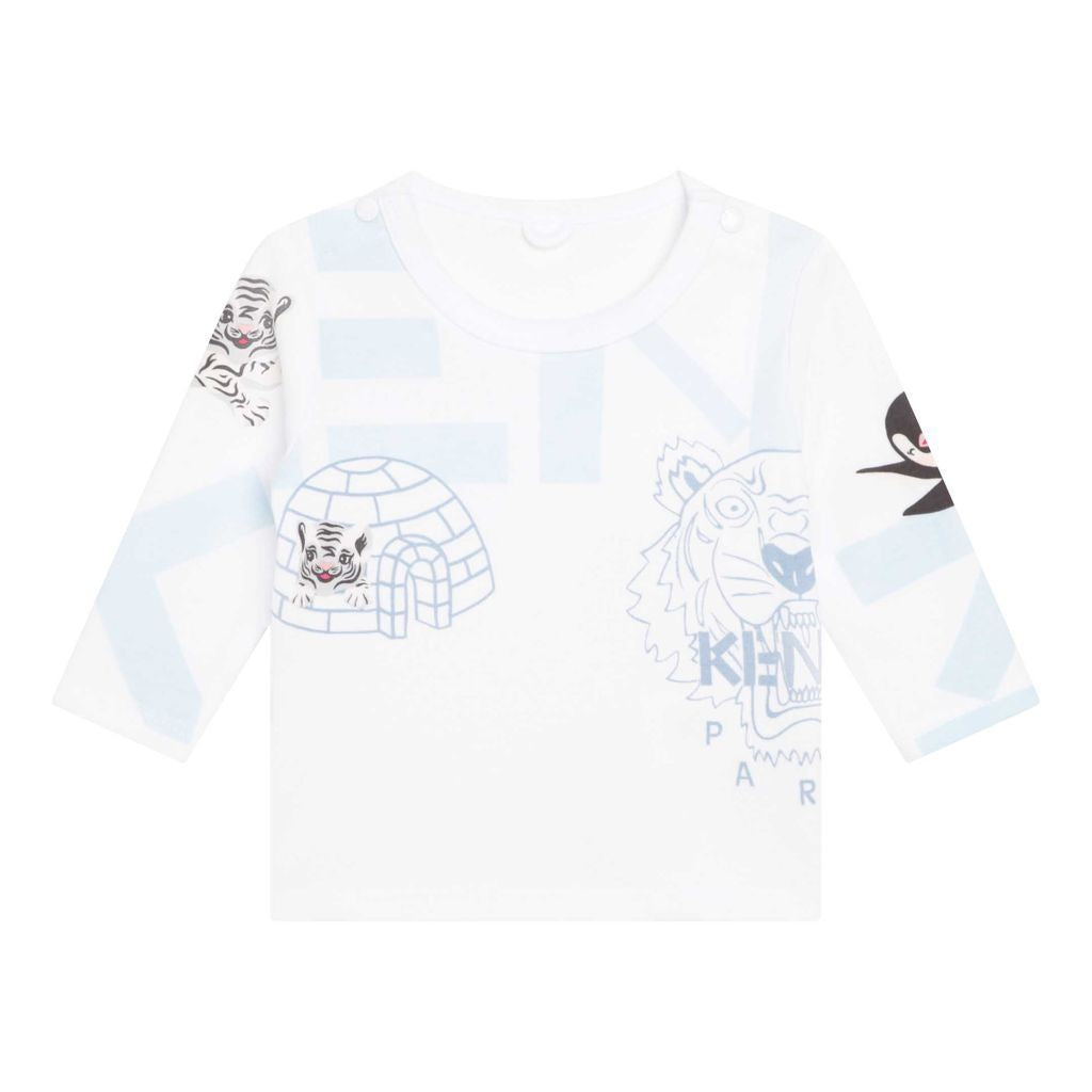 kenzo-Blue Logo Tracksuit-k98075-10p