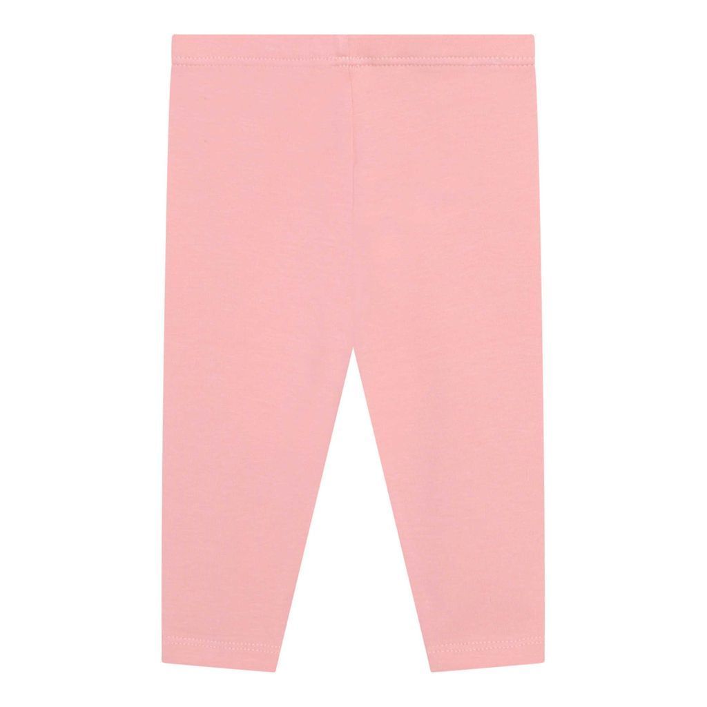 kenzo-Pink Dress & Leggings Set-k98062-44d