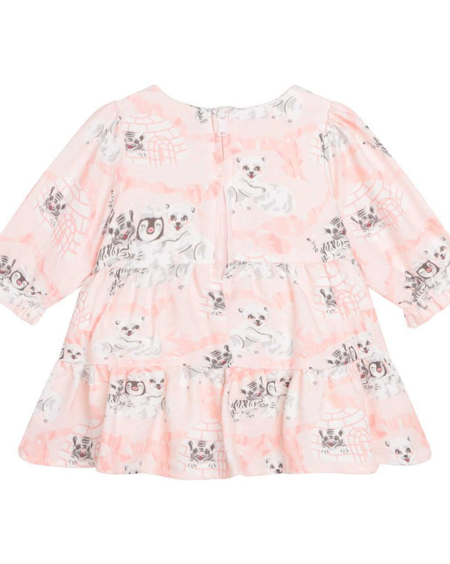kenzo-Pink Dress & Leggings Set-k98062-44d
