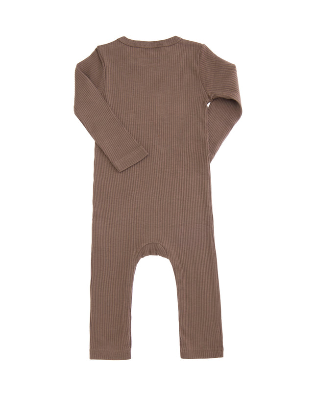 kids-atelier-banblu-gender-neutral-unisex-baby-girl-boy-brown-khaki-ls-modal-romper-51175-khaki