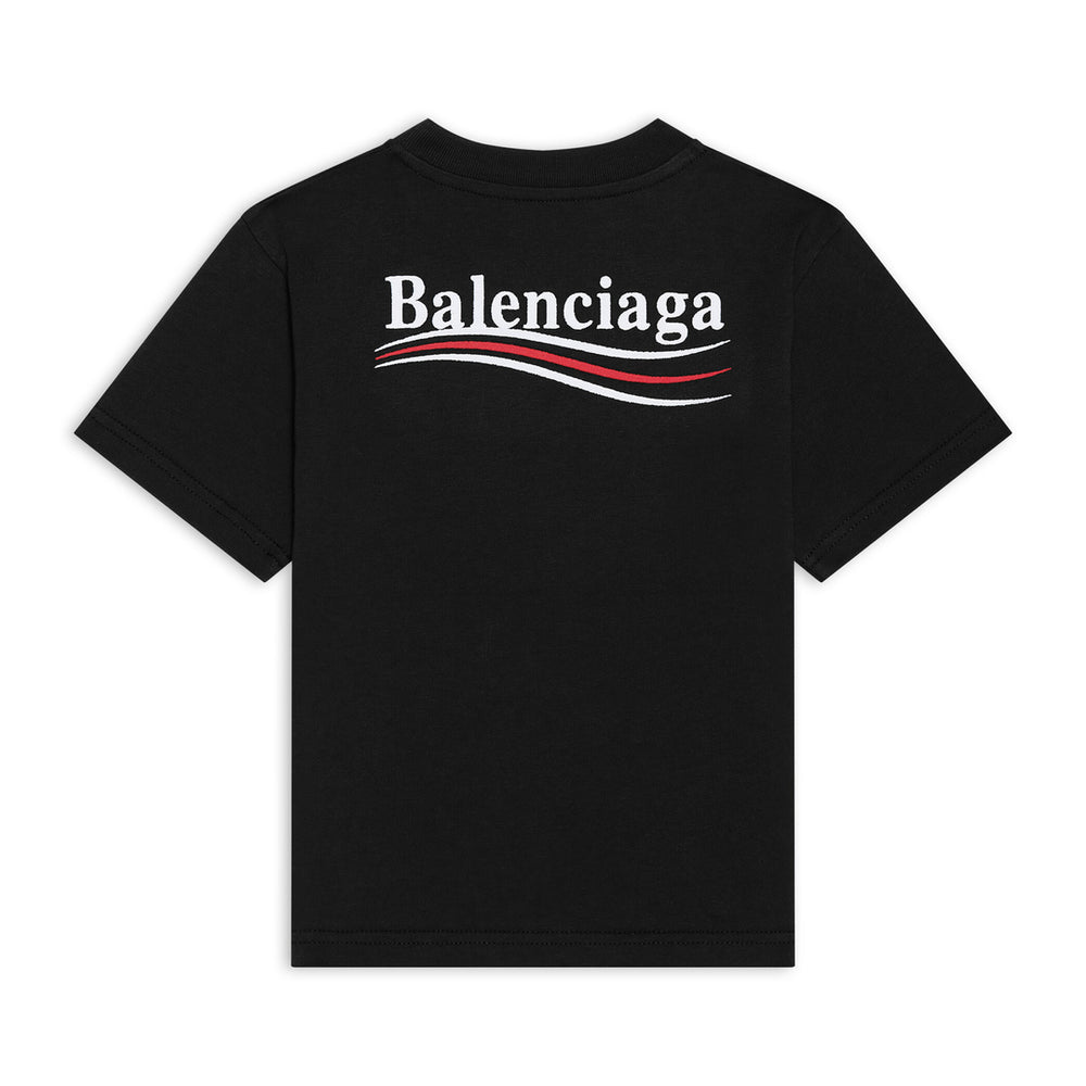 balenciaga-Black Logo T-Shirt-681864-tmve7-1070