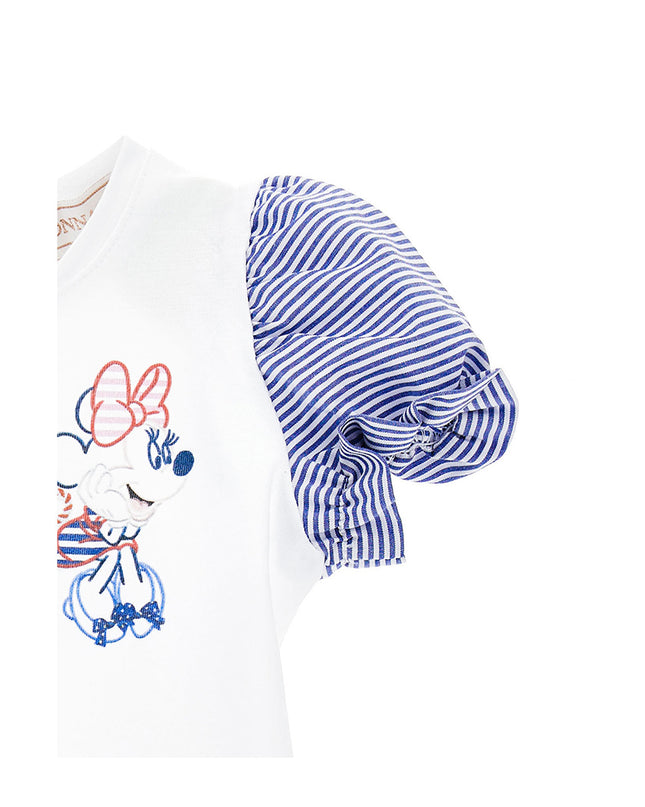 monnalisa-White "LOVE" T-Shirt-39a615-1041-9956