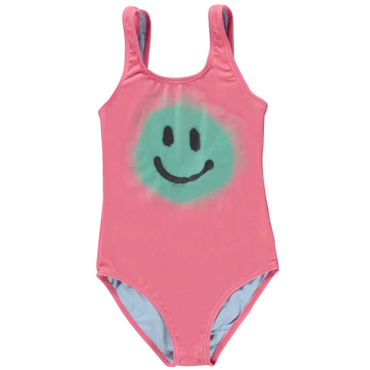 molo-Pink Smiling Face Swimsuit-8s23p510-7877