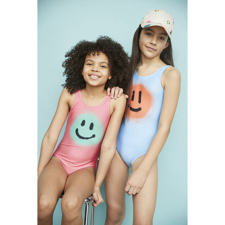 molo-Pink Smiling Face Swimsuit-8s23p510-7877