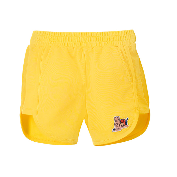 kids-atelier-moi-noi-gender-neutral-unisex-kid-baby-girl-boy-yellow-sand-castle-icon-cotton-shorts-mn7514-yellow