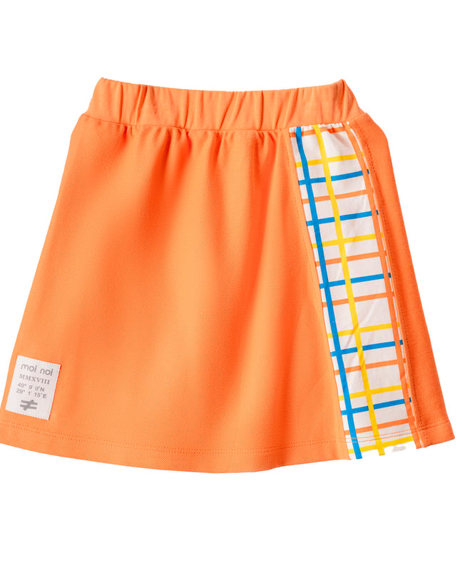 kids-atelier-moi-noi-kid-baby-girl-orange-plaid-trim-cotton-skirt-mn7517-orange