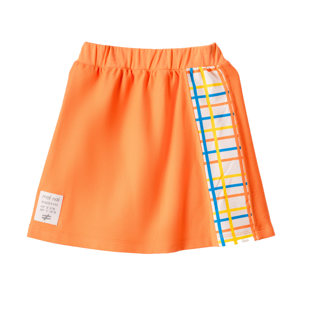 kids-atelier-moi-noi-kid-baby-girl-orange-plaid-trim-cotton-skirt-mn7517-orange