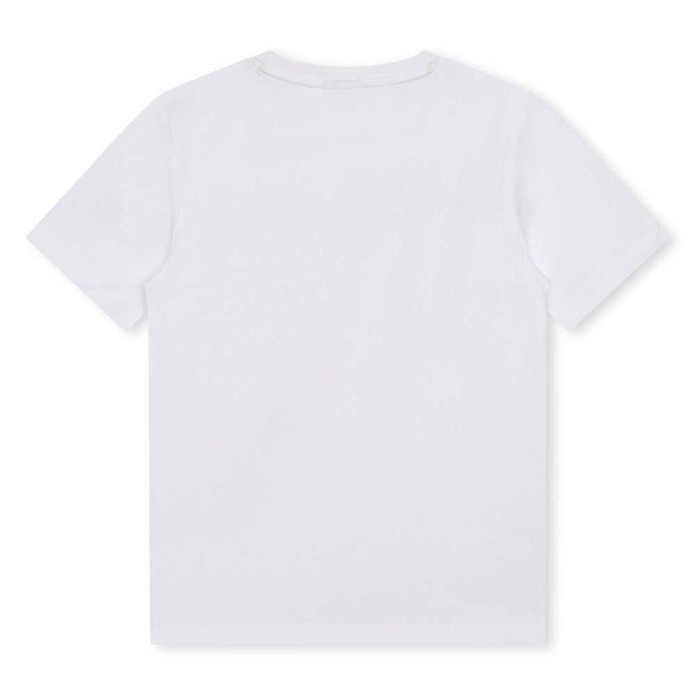 boss-j25o05-10p-White Logo T-Shirt