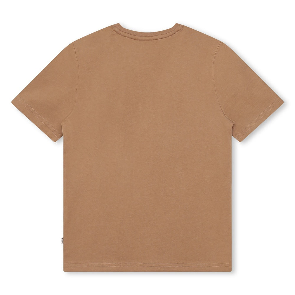boss-j25o04-269-Brown Logo T-Shirt