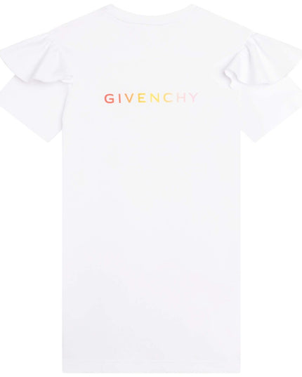 givenchy-h12291-10p-kg-White Logo Dress