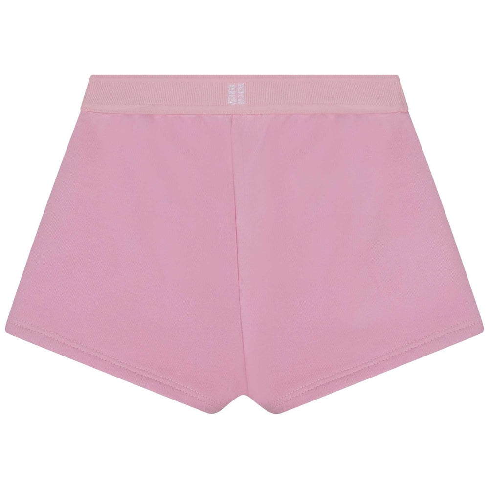 givenchy-h04161-465-bg-Pink Logo Shorts
