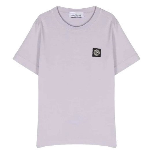Purple Short Sleeve Logo Patch T Shirt