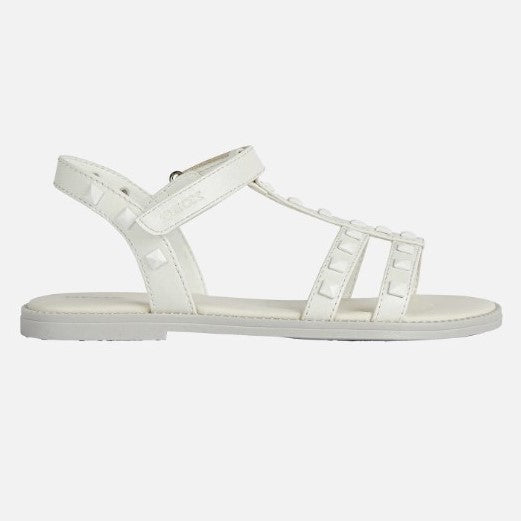 White Karly Summer Sandals