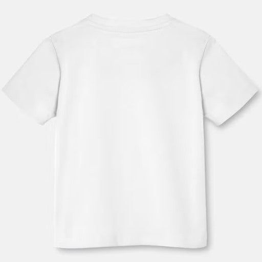 versace-White Medusa Logo T-Shirt-1000102-1a04767-2w020