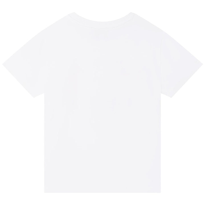 kenzo-k15619-10p-White Elephant Logo T-Shirt