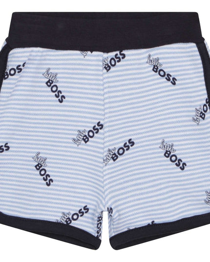 boss-j98415-849-nb-Blue T-Shirt & Shorts Set