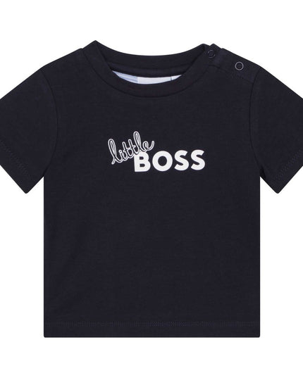 boss-j98415-849-nb-Blue T-Shirt & Shorts Set