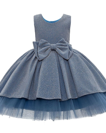 kids-atelier-tulleen-kid-girl-blue-sarita-glitter-double-bow-dress-tt38kv-blue