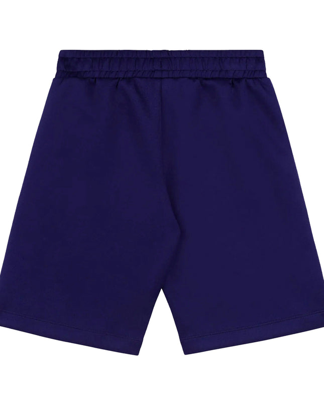 moschino-Blue Monogram Tape Shorts-huq016-lda40-40016