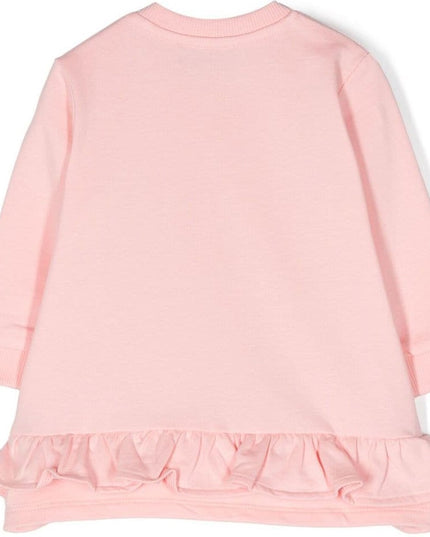 moschino-Pink Three Bear Print Dress-mdv0ax-lca58-50209