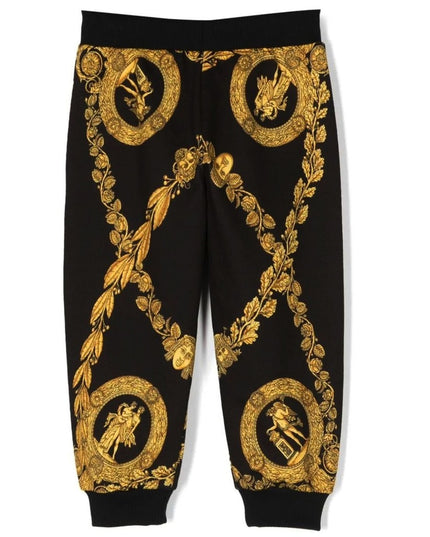 versace-Black Maschera Baroque Sweatpants-1007470-1a07287-5b000