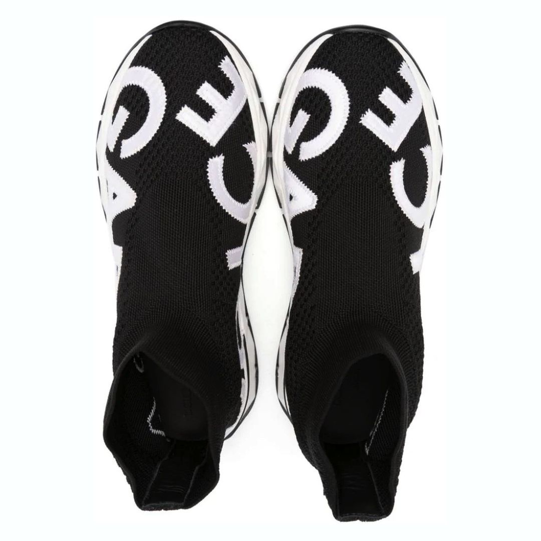 dg-Black Mesh Sorrento High-Top Sneakers-da5179-ak338-8b939