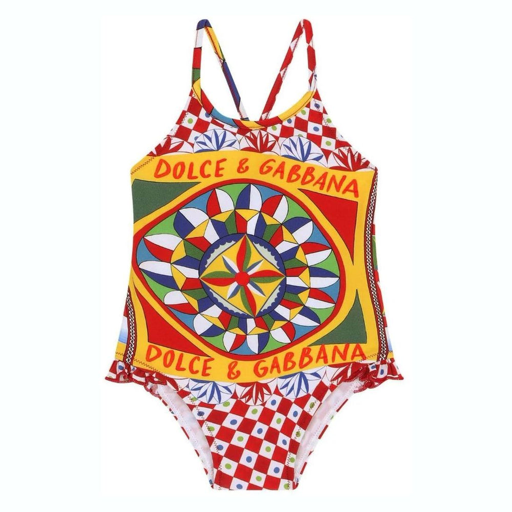 dg-Multicolor Carretto Print Swimsuit-l2j840-g7j5d-hh4kv