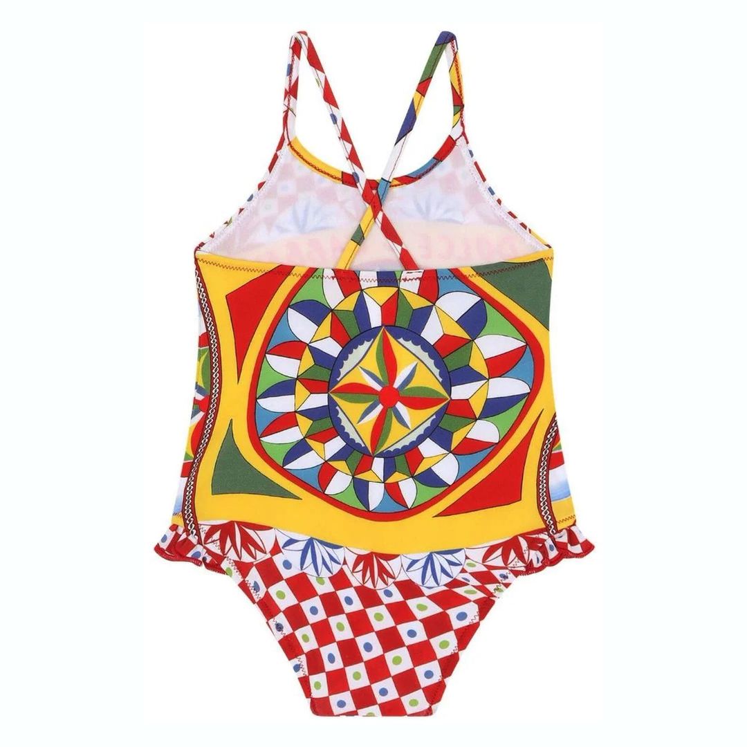 dg-Multicolor Carretto Print Swimsuit-l2j840-g7j5d-hh4kv