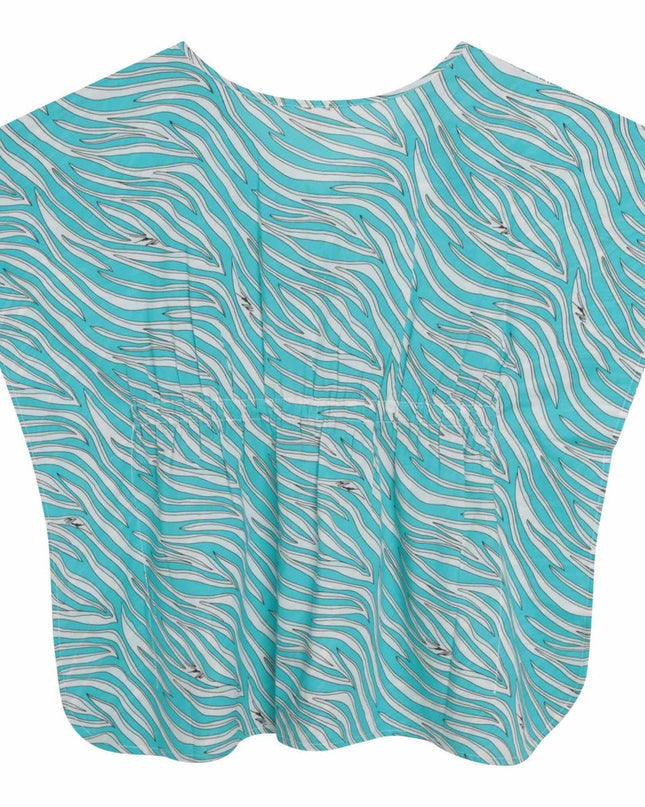 mk-r15187-Blue Cotton Poncho