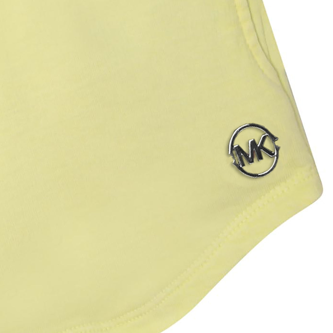 mk-r14148-Yellow Logo Shorts