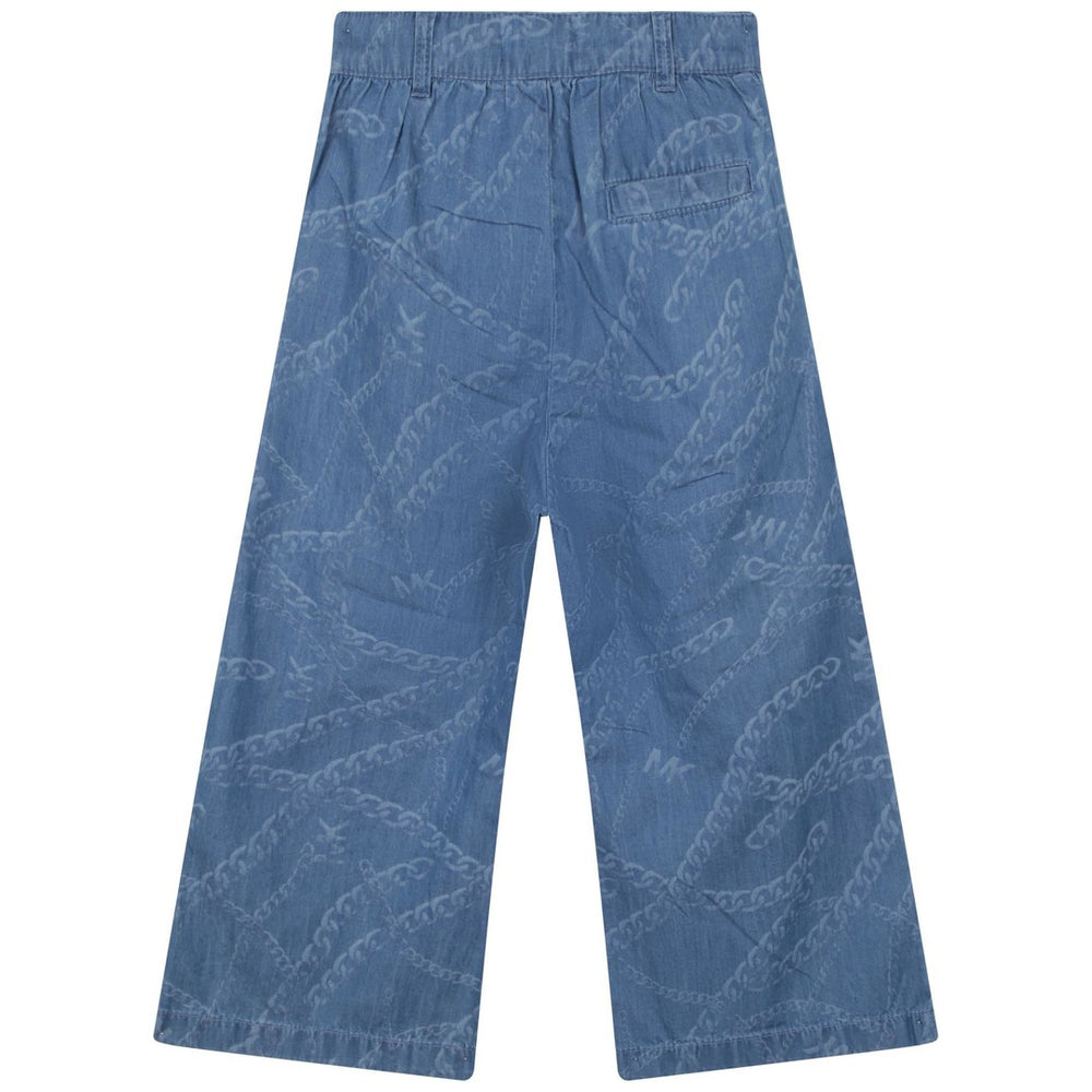 mk-r14145-Blue Loose Trousers