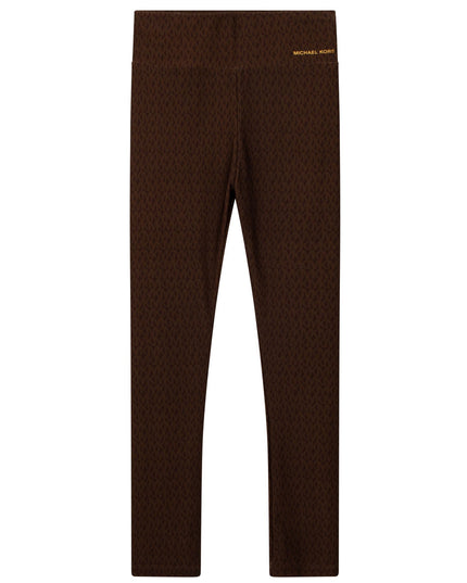 mk-r14113-Chocolate Brown Leggings