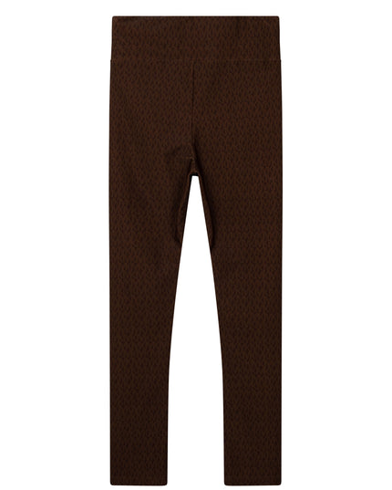 mk-r14113-Chocolate Brown Leggings