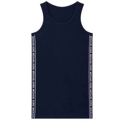 mk-r12101-849-Navy Logo Dress