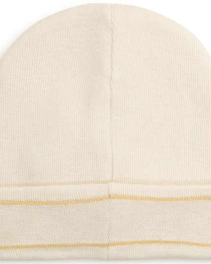 mk-r11110-Ivory Logo Beanie