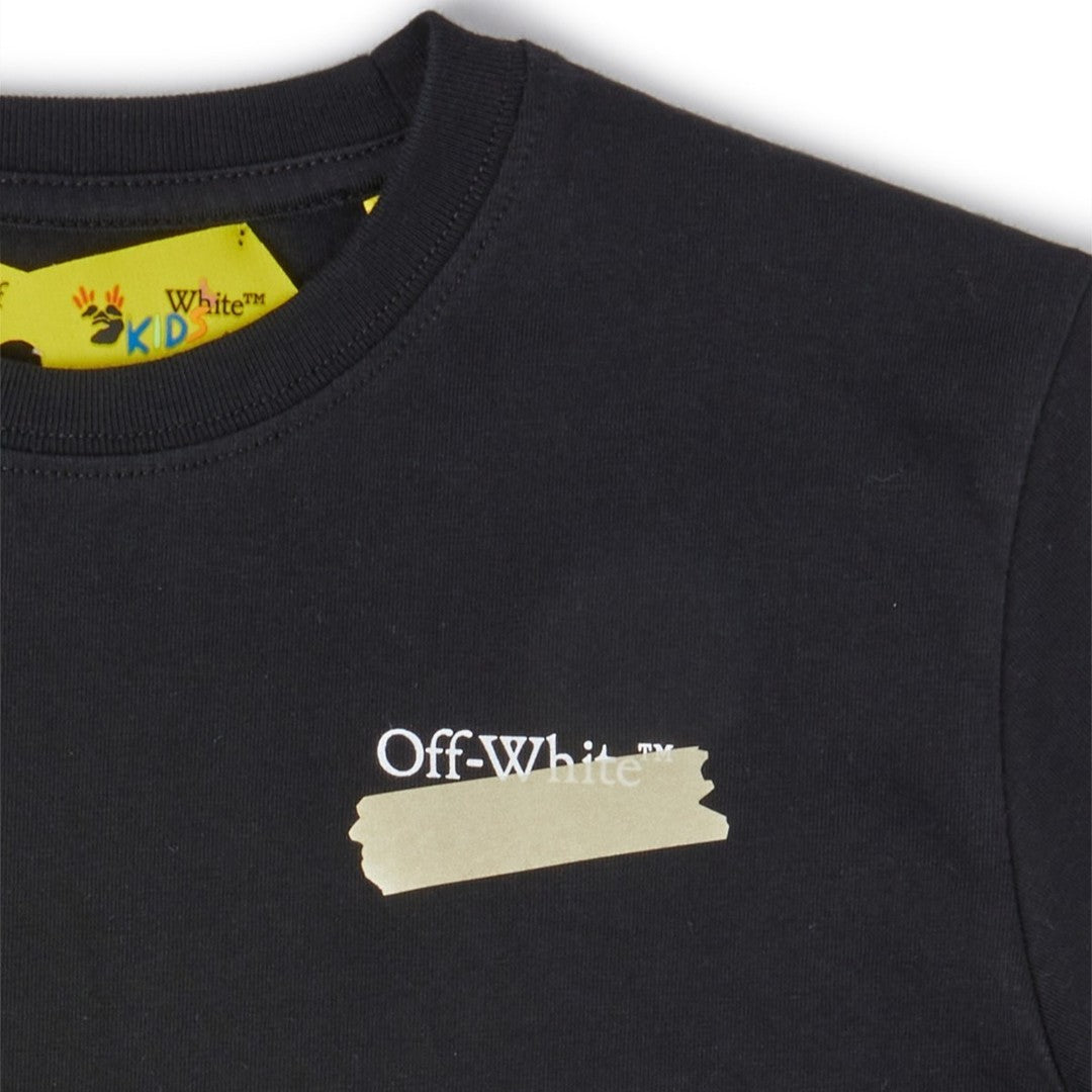 off-white-obaa002f23jer0091001-Black Logo T-Shirt