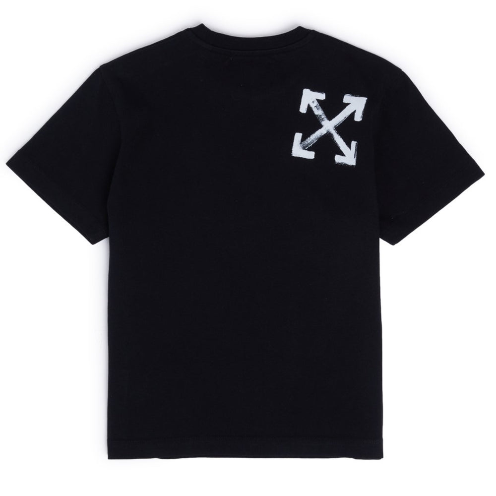 off-white-obaa002f23jer0101001-Black Logo T-Shirt