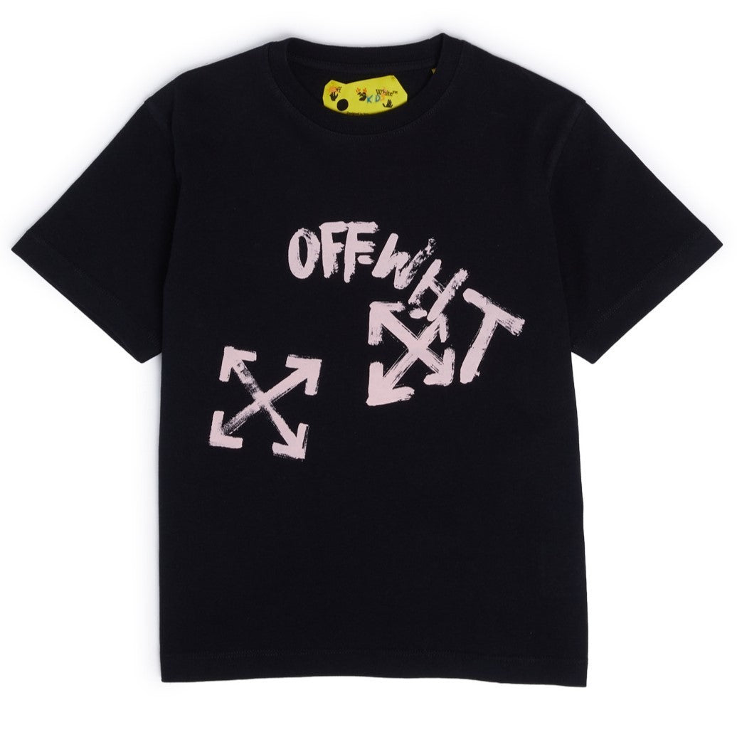 off-white-ogaa001f23jer0081030-Black Logo T-Shirt