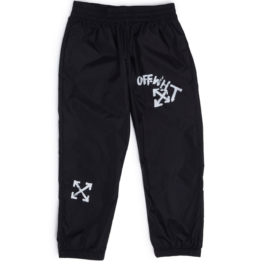 off-white-obca001f23fab0011001-Black Logo Sweatpants