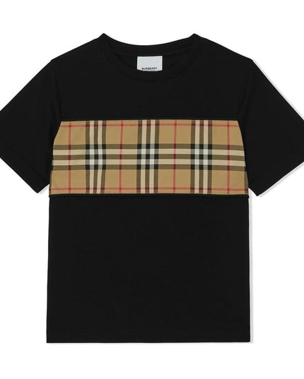 burberry-8064784-Black Cedar Check T-Shirt-130828-a1189