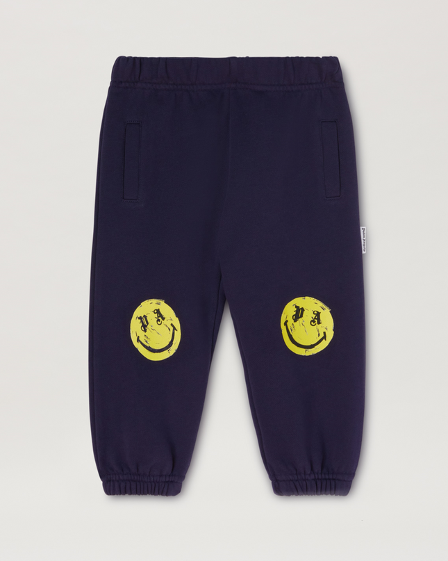 palm-angels-pbxd003f23fle0034615-Navy Blue Smiley Joggers