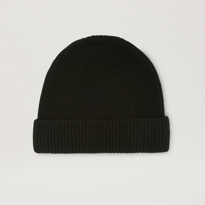palm-angels-pblc005c99kni0011001-Black & White Knitted Beanie Hat