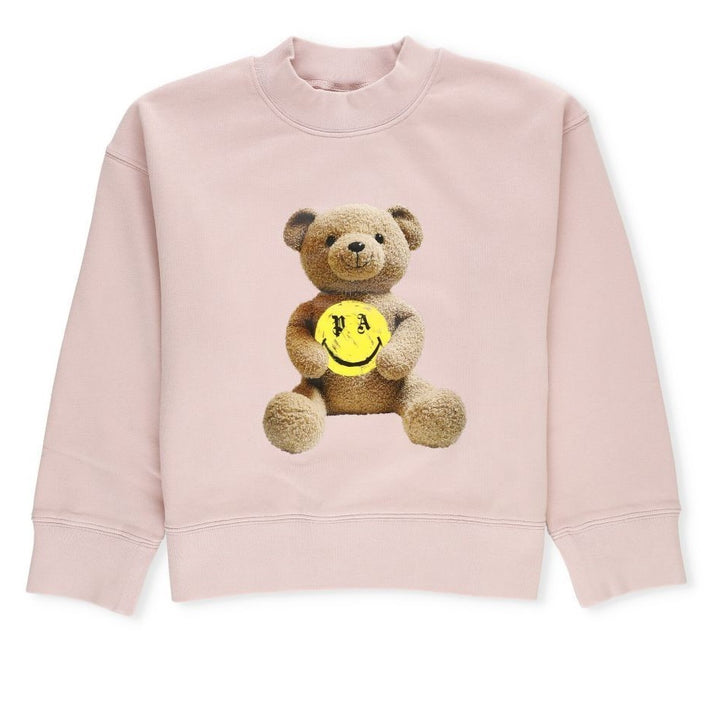 palm-angels-pgba002f23fle0023415-Pink Bear Logo Sweatshirt