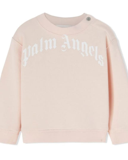 palm-angels-pgxc001f23fle0033301-Pink Logo Sweatshirt